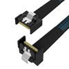 MCIO 4X 直頭對4X 彎頭 PCIE Gen5高速數(shù)據(jù)線